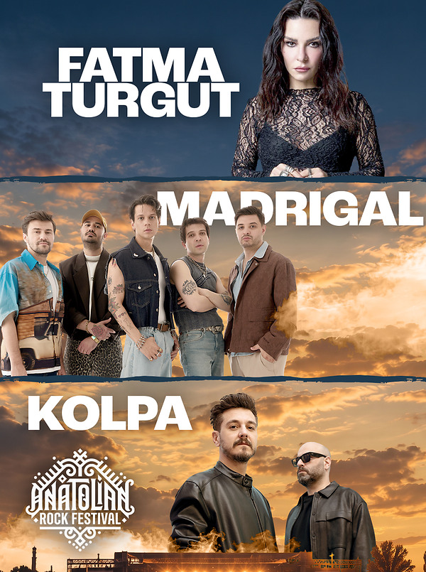 Poster für: Anatolian Rock Festival Fatma Turgut / Madrigal / Kolpa